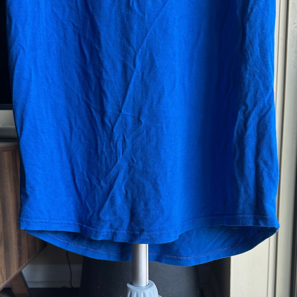 Topshop Vibrant Blue Midi Dress - Picture 4 of 8